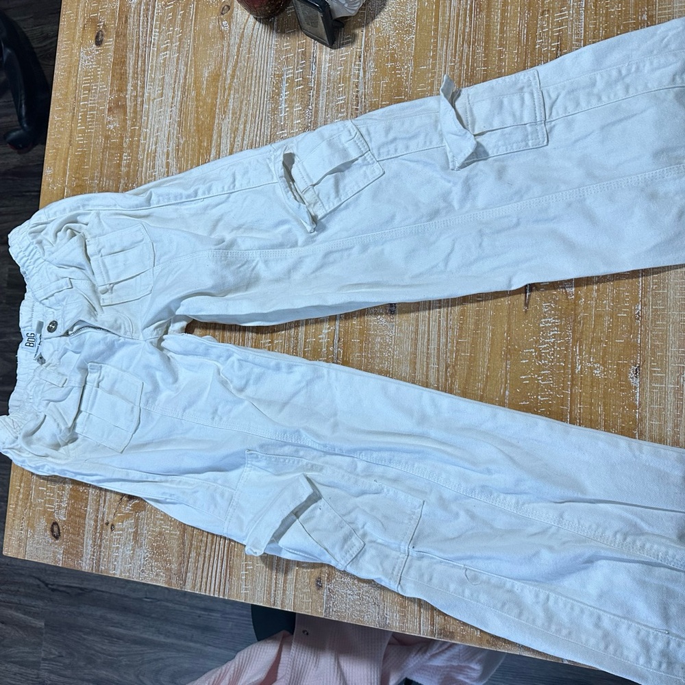 BDG Off-White Cargo Pants